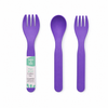 Mum Made Yum - Plant-Based Cutlery Set - Purple (13cm)