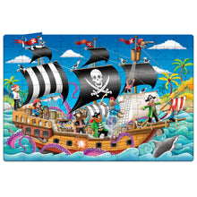  The Learning Journey - Puzzle Doubles - Glow In The Dark - Pirate Ship