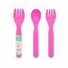 Mum Made Yum - Plant-Based Cutlery Set - Pink (13cm)
