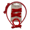 Koquitos | Hair Accessories - Headband, 2 Hair Clips and Velvet Bow Hair Tie Set
