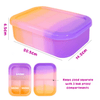Mum Made Yum - Silicone Bento Lunchbox - Pink Sunrise