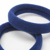 Inca UK - Card of 6 Navy Jersey Hair Elastics