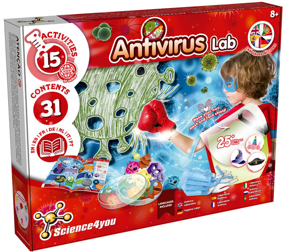 Science4you - Antivirus Lab - Educational Toy for Kids (7 languages)