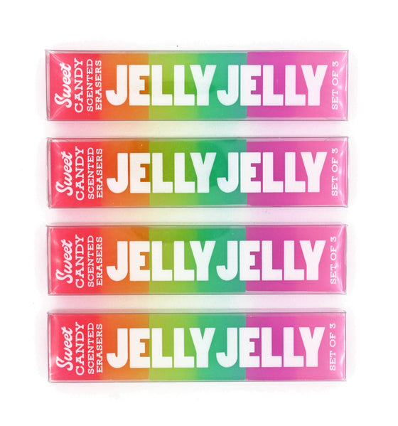 SNIFTY - JELLY JELLY SCENTED ERASERS - TUB of 18