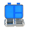 Mum Made Yum - Mighty Stainless Steel 3-Compartment Lunchbox - Blue