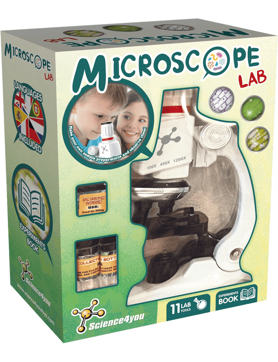 Science4you - Microscope III for Children - Toy for Kids (in 7 languages)