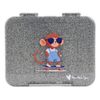 Mum Made Yum - Bento Lunchbox (Large) - Sparkle Silver Monkey