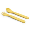 Mum Made Yum - Plant-Based Cutlery Set - Yellow (13cm)