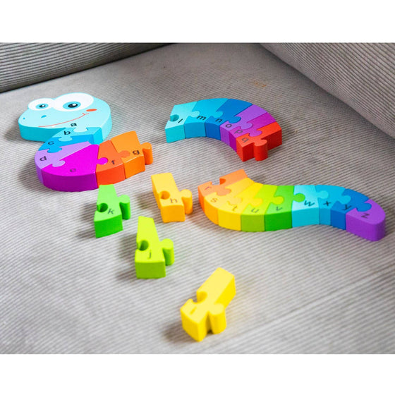 New Classic Toys EU - Alphabet Puzzle Snake