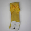 Cotton Socks - MA101 HIGH SOCK CHILD WITH GROSGRAIN BOW 100% COTTON