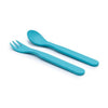 Mum Made Yum - Plant-Based Cutlery Set - Blue (13cm)