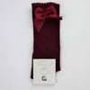 Cotton Socks - MA101 HIGH SOCK CHILD WITH GROSGRAIN BOW 100% COTTON