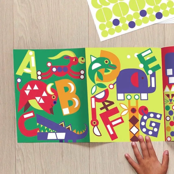 Panorama abc letters inspiré Montessori - CHAT-MALO Paris