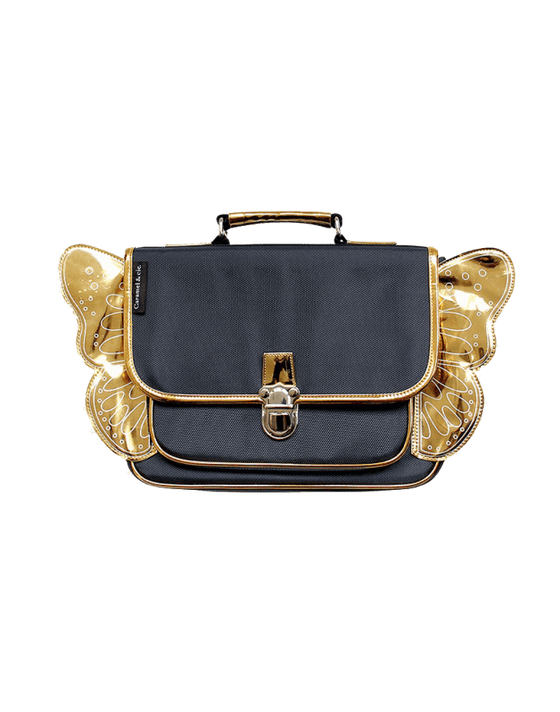 Caramel et Cie- Winged Night Blue Cartable (S)