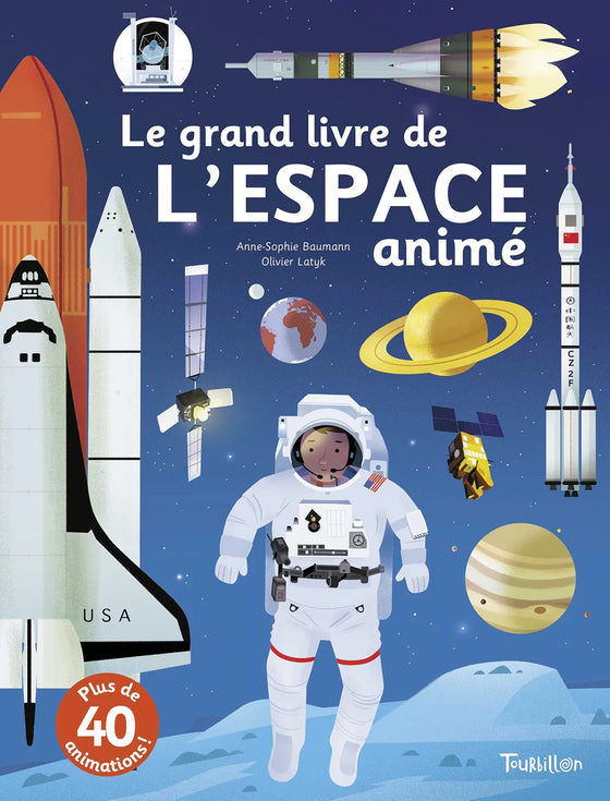 Poppik : Le grand livre animé de l espace