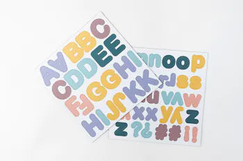 Ferflex - Lettres magnétiques couleurs pastel - lot de 125 magnets