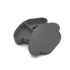 The Cotton Cloud - Lunch Box silicone Dog Storm Grey