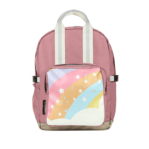 arcenciel kids backpacks Caramel et Cie- Starry Rainbow Backpack (M) – CHAT-MALO Paris