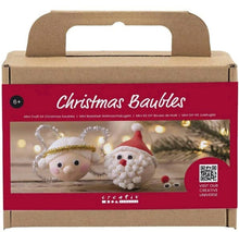  DIY modeling kit - Christmas balls - Santa Claus/Angel - 2 Pcs | Christmas baubles