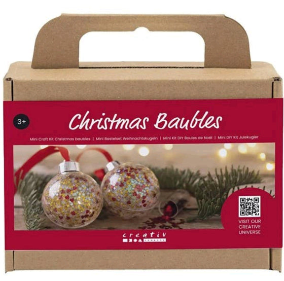 DIY Sequins Kit - Christmas balls - 2 Pcs | Christmas baubles - CHAT-MALO Paris