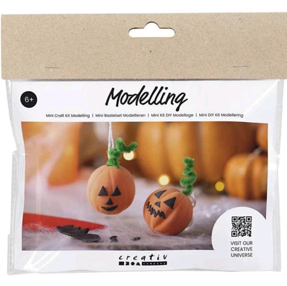 DIY Modeling kit - Halloween decorations - pumpkin - 2 Pcs - CHAT-MALO Paris