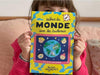 Les Mini mondes -Affiche Tour du Monde pliée