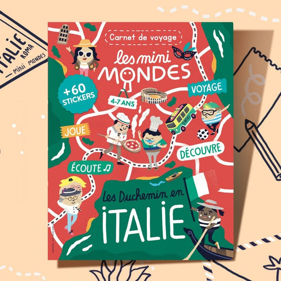 Carnet Les Mini-Mondes - Italie - 4 ans