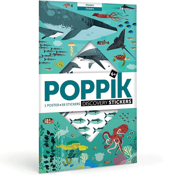 Poppik : Poster - Discovery Oceans - CHAT-MALO Paris