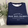 Sweat enfant bleu - Rue des Dames - CHAT-MALO Paris