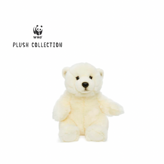 WWF Ours polaire assis, 15 cm - CHAT-MALO Paris